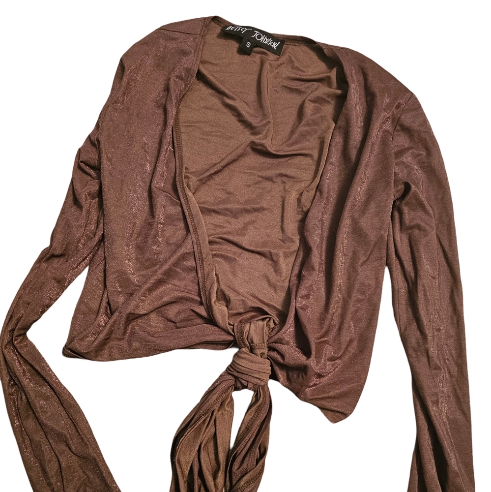 Betsey Johnson vintage wrap top